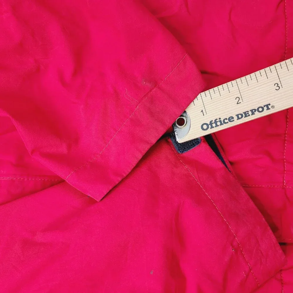 The North Face Men's Black Red Arashi Li Hooded Parka Winter Snow Jacket Size XL